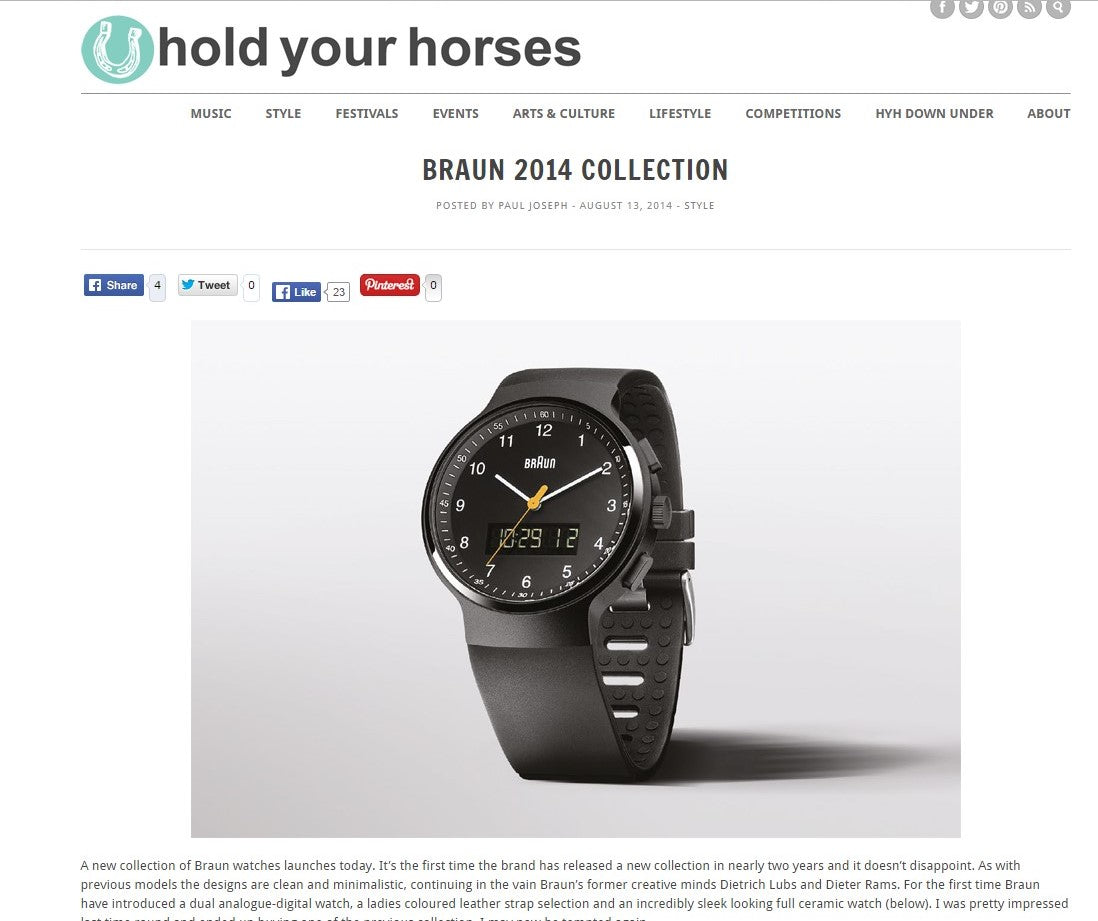 Braun 2014 Collection