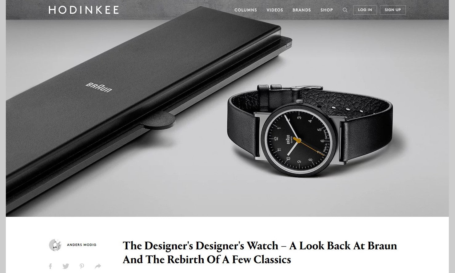 The Designer's Designer's Watch – A Look Back At Braun And The Rebirth Of A Few Classics