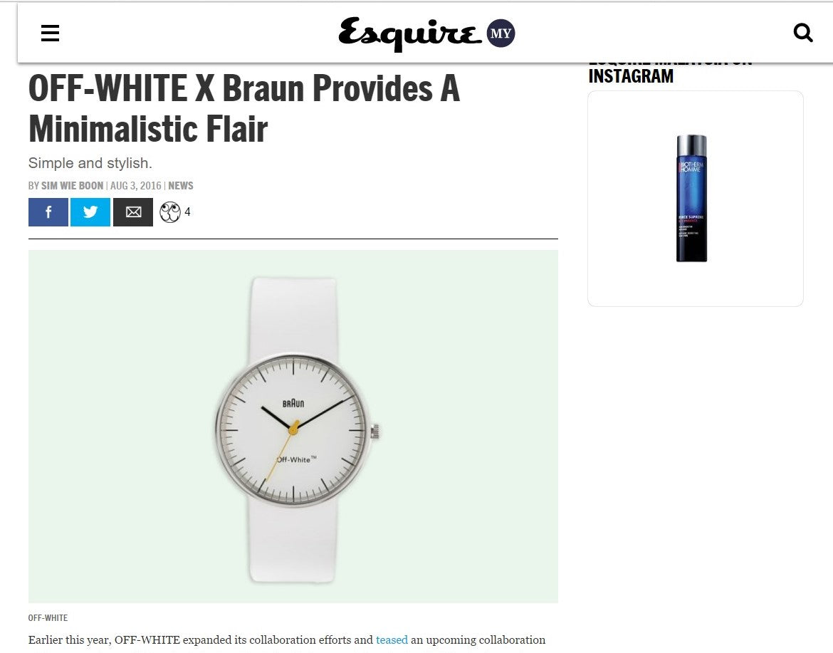 Off-White Braun Esquire