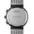 BN0035 Braun gents classic chronograph watch - black dial and black leather strap