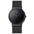 Braun Gents BN0211 Classic Slim Watch - Black Dial and Black Mesh Bracelet