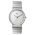 BN0211 Braun gents classic slim watch - white dial and stainless steel bracelet
