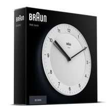 BC06 Braun classic analogue wall clock - white