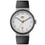 BN0278 Braun gents automatic watch - white dial and black rubber strap