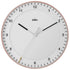 BC17 Braun classic large analogue wall clock - rose & white