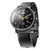 BN0035 Braun gents classic chronograph watch - black dial and black leather strap