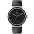 BN0278 Braun gents automatic watch - black dial and black rubber strap