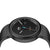 BN0279 Braun + Paul Smith Swiss made automatic watch - black dial and black rubber strap - limited edition