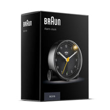 BC01 Braun classic analogue alarm clock - black