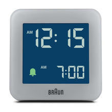 BC09 Braun digital alarm clock - grey