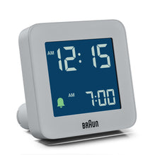 BC09 Braun digital alarm clock - grey