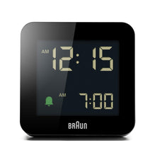 BC09 Braun digital alarm clock - black