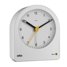 BC22 Braun classic analogue alarm clock - white
