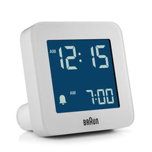 BC09 Braun digital alarm clock - white