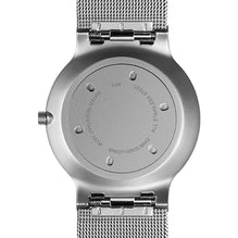 BN0211 Braun gents classic slim watch - black dial and silver mesh bracelet