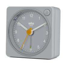 BC02X Braun classic analogue travel alarm clock - grey