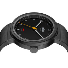 BN0278 Braun gents automatic watch - black dial and black rubber strap - limited edition