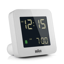BC09 Braun digital alarm clock - white