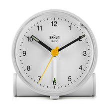 BC01 Braun classic analogue alarm clock - white
