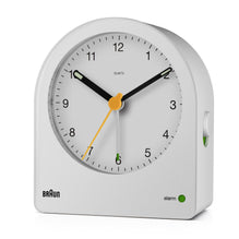 BC22 Braun classic analogue alarm clock - white