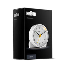 BC01 Braun classic analogue alarm clock - white