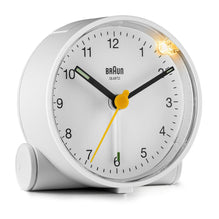 BC01 Braun classic analogue alarm clock - white
