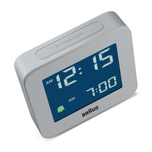 BC09 Braun digital alarm clock - grey
