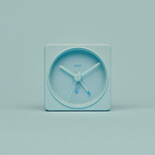 BC02 Off-White™ x Braun limited edition classic travel analogue alarm clock - blue