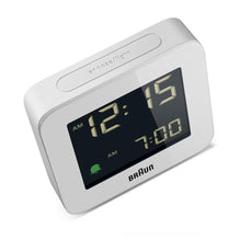 BC09 Braun digital alarm clock - white