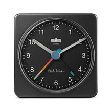 Braun x Paul Smith Limited Edition Classic Travel Analogue Alarm Clock - Black
