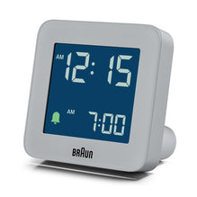 BC09 Braun digital alarm clock - grey