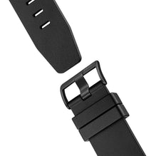BN0278 Braun gents automatic watch - black dial and black rubber strap - limited edition