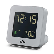 BC09 Braun digital alarm clock - grey